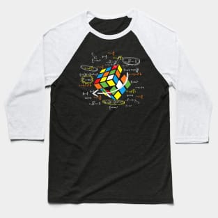 Cool Math Rubix Cube Shirt Funny Rubik Cube Math Lovers Baseball T-Shirt